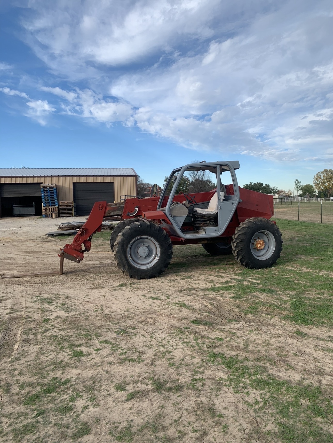 Older small reach telehandler that may be too small or no longer suited to current job needs